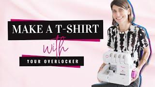 Make a t-shirt...using ONLY your serger!