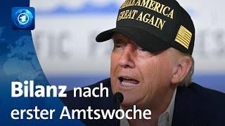 Trump: Bilanz nach einer Woche im Amt