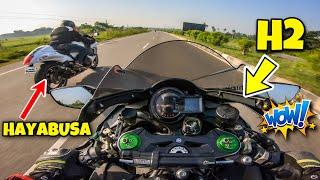 H2 vs HAYABUSA ‍️ SUNDAY SUPER RIDE ଓଡ଼ିଆ motovlog