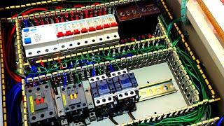 Electrical panel Wiring(from start to finish with all details