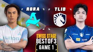 AURORA vs TLID GAME 1 | SWISS STAGE M6 MLBB WORLD CHAMPIONSHIP | TLID vs AURORA