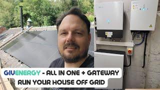 13.5kWh GivEnergy All in one whole home battery backup with gateway and 5kW solar - Full Install