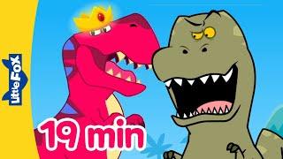 Dinosaurs Songs 19 min | Ten Little Dinosaurs + More | Tyrannosaurus, Stegosaurus | Songs for Kids