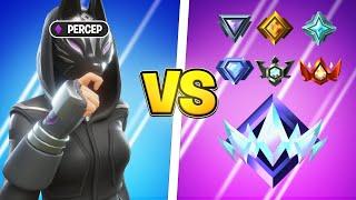 #1 Mobile Player VS EVERY RANK In Fortnite...