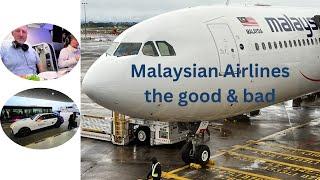 Malaysian Airlines the good & bad on their  A330 in Business class  #airline #travel #airlinetravel