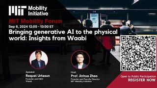 Bringing Generative AI to the Physical World : Insights from Waabi