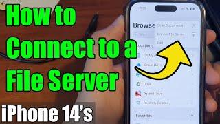 iPhone 14/14 Pro Max: How to Connect to a File Server & Transfer Files