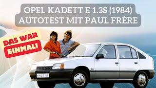 Autotest Opel Kadett E 1.3S mit Paul Frère (1984)