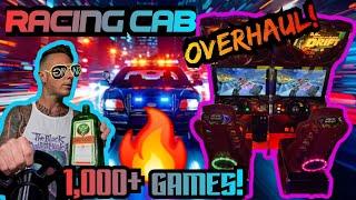 Racing Cab OVERHAUL1,000+ Games | 32" Monitor Swap | Cracware Arcades & More