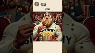 Special Chewy Popcorn!  #ai #therock #nobrainer