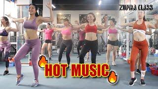 HOT MUSIC 22 Mins Aerobic Reduction Of Belly Fat Quickly | Burn 500 Calories | Zumba Class