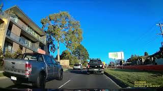 Driving Templestowe to Collingwood, Melbourne, Victoria