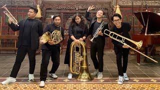 JUST A CLOSER WALK WITH THEE by Gunsch Brass Quintet