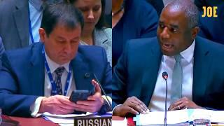 David Lammy absolutely slates Russia and Putin in powerful speech at the UN