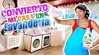 CONVIERTO MI CASA en LAVANDERÍA ¡Descomponen MIS LAVADORAS! | CONNY LAVANDERA