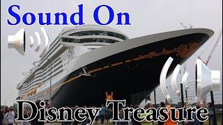 Sound On | Disney Treasure playing Melody Horn after Amazing Float Out at Meyer Werft Shipyard