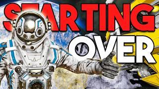 Starting our World Over for The Contact Update in Space Engineers But Keeping All my Stuff! ep 12