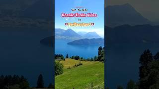 Save this for your  Switzerland Trip ! We got you best Switzerland Trains! #shorts #switzerland