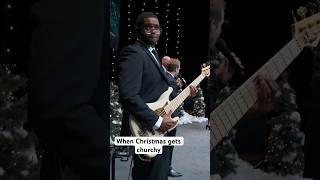 When Christmas Music Gets Churchy #travisdykes #bass #musician