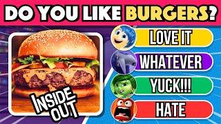  INSIDE OUT | WHICH EMOTION DO YOU CHOOSE? | Rate the food