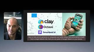 Go-to-market from LinkedIn profile link to sent email in 2 min ?APIs: Clay + OctaveHQ + Smartlead?