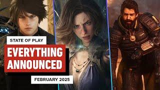 Every Reveal from Sony State of Play February 2025 in 7 Minutes