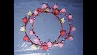 Diy tiara/How to make tiara/easy tiara/flower tiara