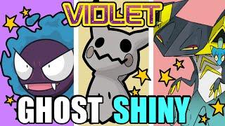 Beating a Pokémon Violet Nuzlocke with ONLY SHINY Ghost Types?!