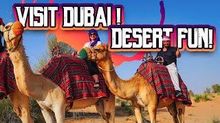 Visit Dubai ! My Camel Tour in the Desert ! ( Platinum Heritage Safari)