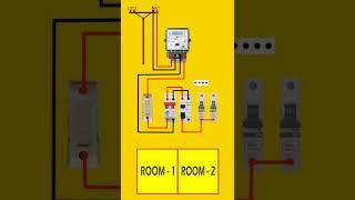 RCCB Wiring Connection | Residual Current Circuit Breaker #shorts #youtubeshorts