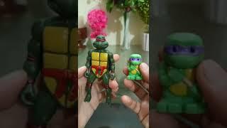 Adorable ninja turtle VS real angry ninja turtle #shorts