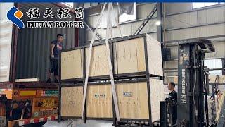 Two Containers of Conveyor Rollers Ship to Taiwan