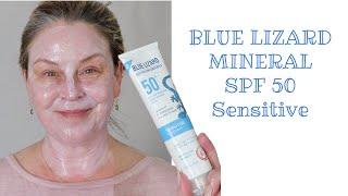 Sunscreen Sunday! Blue Lizard Mineral SPF 50 for Sensitive Skin!  Let's see what this is about!