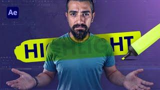 FOSFORLU KALEM EFEKTİ: After Effects'te Metin Vurgulama Tekniği