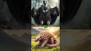 Vulture vs Falcon #shorts #animals