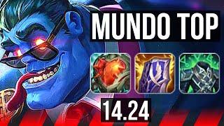 DR. MUNDO vs SION (TOP) | Legendary, 900+ games | KR Master | 14.24