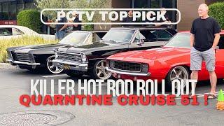 Click on this Spectacular fast-paced Hot Rod Muscle car VW & Moderns rollout! Quarantine cruise 51