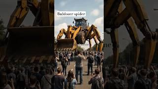bulldozer x spider #excavator #spider #machine #heavymachinery #shorts #shortvideo #machines #ai