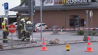 Brandanschlag auf McDonalds Filiale in Zwickau