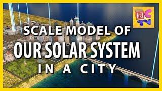 Our Solar System: Scale Model in a City | Brain Candy TV