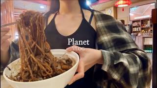 [VLOG]  Making German Sauerkraut | Jjajangmyeon | Making Sandwiches with My Sister | Kfood