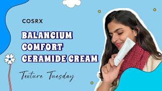 COSRX Balancium Comfort Ceramide Cream TEXTURE TUESDAY #shorts