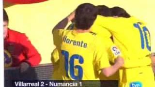 Liga 2009 : J22 : Villarreal - Numancia : 2-1