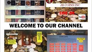 WELCOME TO JBCOINSINC - THE COIN COLLECTING CHANNEL FOR BEGINNERS AND EXPERIENCED COLLECTORS!