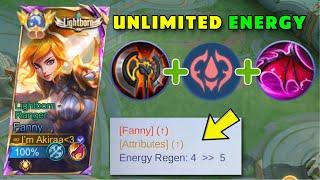 FINALLY! NEW BEST ITEM & EMBLEM FOR BUFFED FANNY! (UNLIMITED HP AND ENERGY) -MLBB