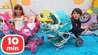 Baby Born oyuncak bebek bakma oyunları. Evcilik videosu