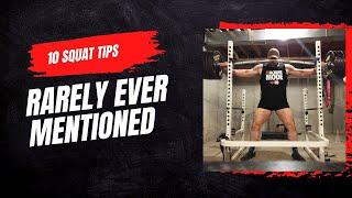 10 SQUAT Tips Rarely Ever Mentioned