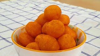 Easy 3 Ingredient Taiwan QQ Sweet Potato Ball (台湾QQ地瓜球) : Crispy Chewy Sweet Potato Ball