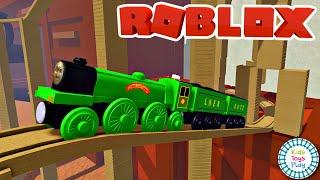 Crashing Thomas and Friends on Roblox Wooden Railway Room