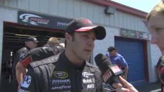 NASCAR SPRINT CUP TALLADEGA 2009 Stremme has engine troubles while qualifying